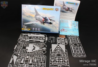 Макети  Mirage IIIC all-weather interceptor
