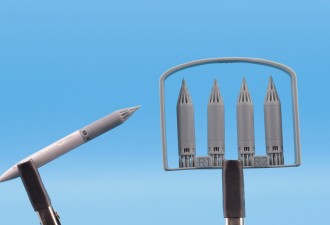 Scale model  Mirage IIIE/EZ fighter-bomber