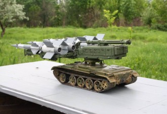 Макети  SA-3 “GOA”(S-125 M “Neva-SC”) missile system on T-55 chassis