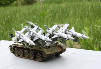 Макети  SA-3 “GOA”(S-125 M “Neva-SC”) missile system on T-55 chassis
