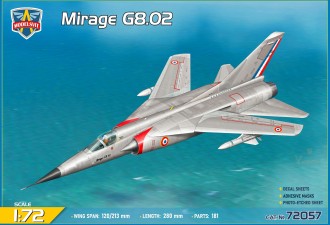 Scale model  Mirage G8.02 experimental fighter (re-release)