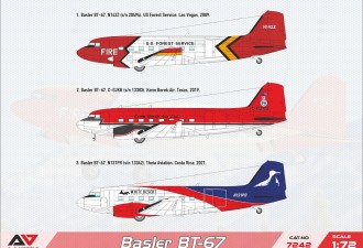 Макети   BT-67 (DC-3) turboprop utility aircraft 