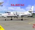 Scale model SA-227AC turboprop airliner
